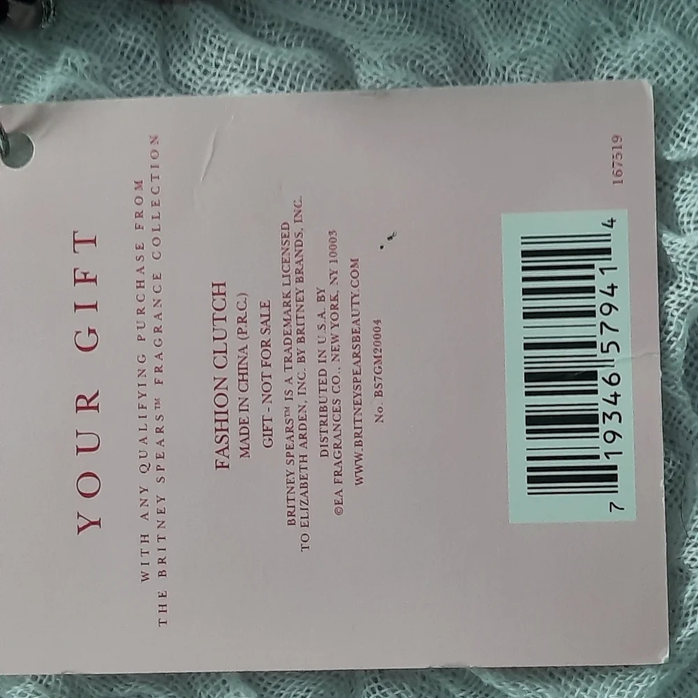 Britney Spears "RADIANCE" Metallic Wallet/Clutch~NWT~Collectible Promo - Picture 9 of 9